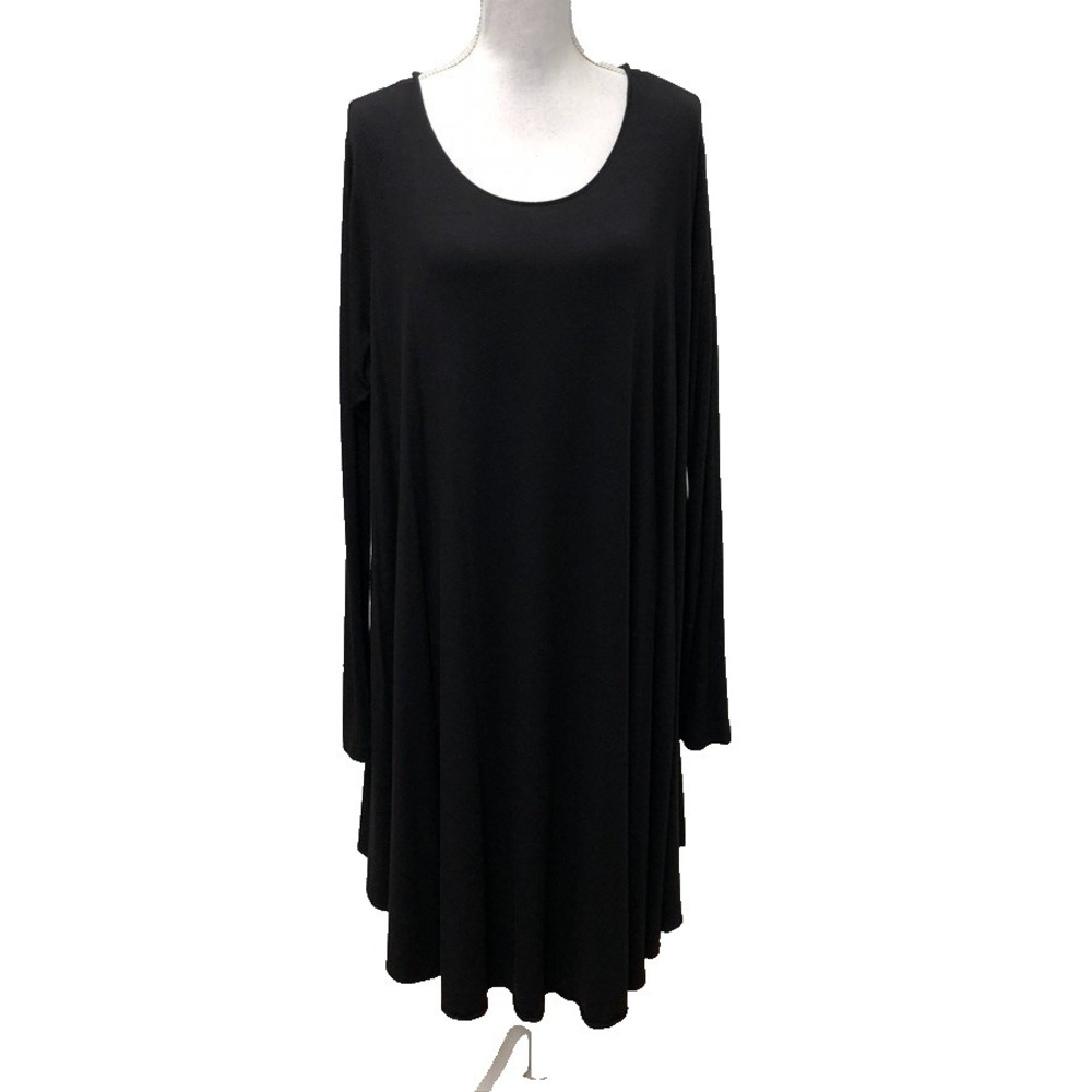 Shop Meg Shift Dress Womens XS Small Black Lagenlook Whimsigoth Dark Fairy